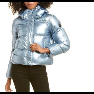Noize Athena gloss hoodie puffer coat